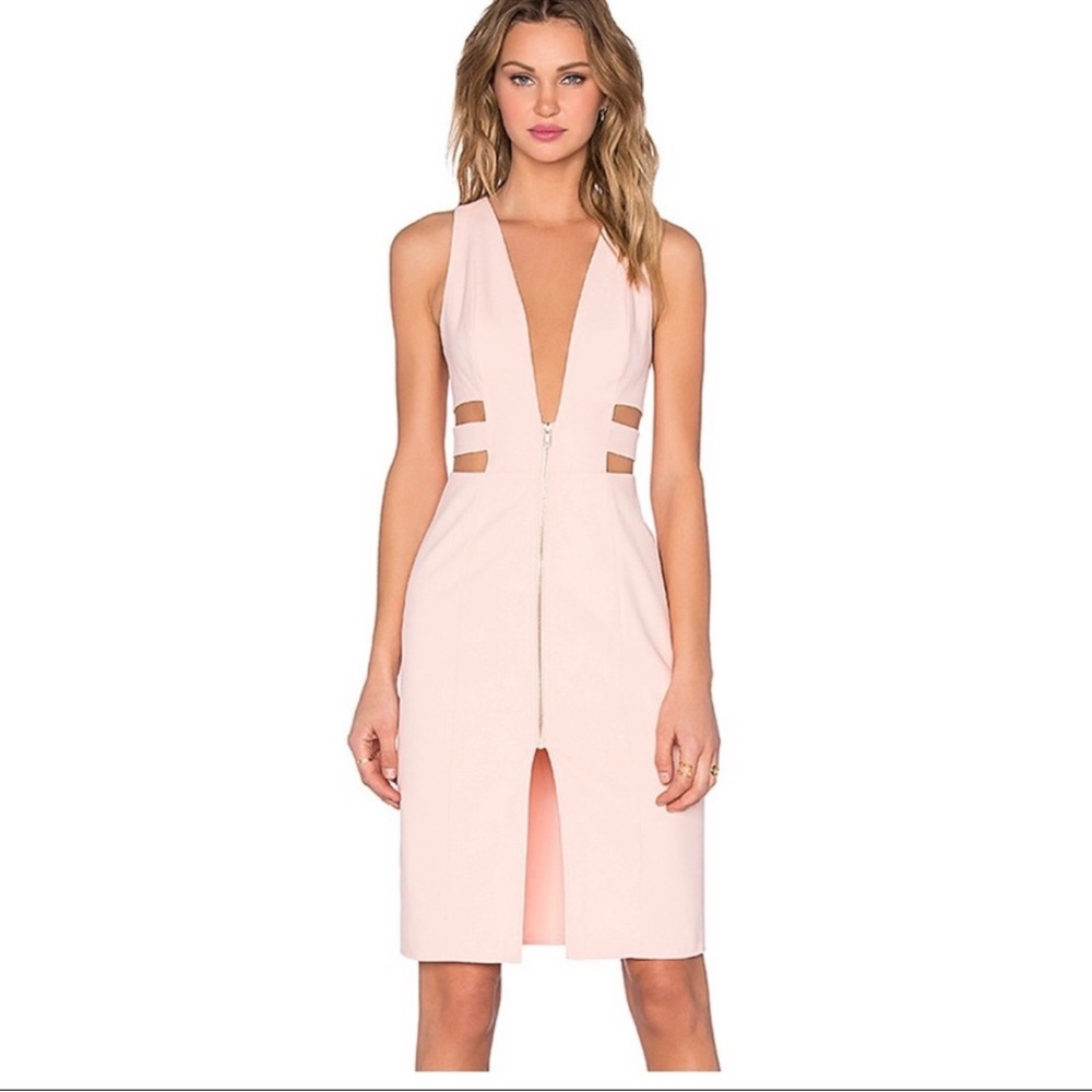 NBD Run It Dress Nude Pink
